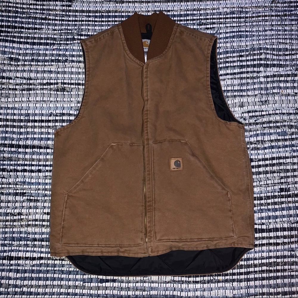 carhartt artic quilted duck vest